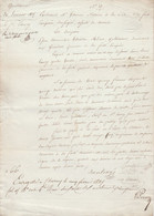 Département De L'Yonne-Commune De La Ferté-Loupière: Quittance N°27- 1825 - Sur Velin - - Manuscripts