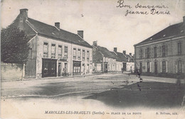 72 - Marolles-les-Braults (Sarthe) - Place De La Poste - Marolles-les-Braults