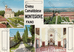 CARTOLINA  FANO,PESARO,MARCHE,EREMO CAMALDOLESE MONTEGIOVE,BELLA ITALIA,CULTURA,STORIA,RELIGIONE,VIAGGIATA 1973 - Pesaro