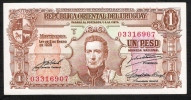 URUGUAY   P35c   1 PESO   1939 Serie D   UNC. - Uruguay