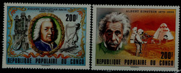 CONGO 1979 ALBERT EINSTEIN MI No 696-7 MNH VF!! - Albert Einstein