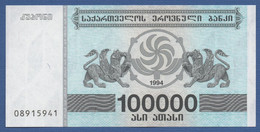 GEORGIA - P.48Ab – 100.000 Kuponi 1994  UNC - Georgië