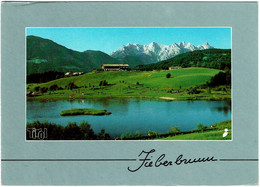 CPSM Autriche Urlaubsgrussse Aus Fieberbrunn, Timbre - Fieberbrunn