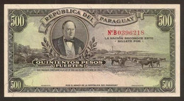 PARAGUAY. 500 Pesos L.1923. P 169 R. - Paraguay