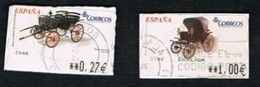 SPAGNA (SPAIN)  -  MI AT130.139  -  2003  ATM: ANCIENT CHARIOTS  (COMPLET SET OF 2)   - USED - 2001-10 Used