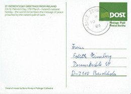 Irland / Ireland - Ganzsache Postkarte Gestempelt / Postcard Used (i665) - Interi Postali