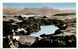 Barrage De Rossens, Lac De La Gruyere, Moleson - Vus D'avion (599) * 23. 8. 1961 - Rossens