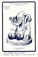 3 C P.  Savon Dentifrice  Les Animaux De Gibbs L'Eléphant L'Autruche Le Singe Illustr. Jacques Nam Benjamin Rabier - Autres & Non Classés