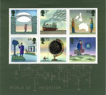 GROSSBRITANNIEN GRANDE BRETAGNE GB 2007 WORLD OF INVENTION M/S SG MS2727 MI B35-2502-07 SC SH-2444-49A YV F45-2859-64 - Sheets, Plate Blocks & Multiples