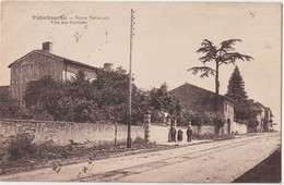 CPA Villefranche D'Albigeois (81) La Villa Les Glycines Route Nationale Voyagée 1939 - Villefranche D'Albigeois