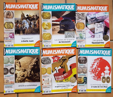 9 Magazines , Magazine - Numismatique  , Monnaie - ( Revues , Revue ) - French