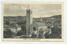 ZURICH V - ST. ANTONIUS-KIRCHE  1940 VIAGGIATA  FP - Zürich