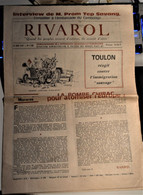 Rare Journal Du 23 Aout 1973 Rivarol Hebdomadaire De L'opposition Nationale - Desde 1950
