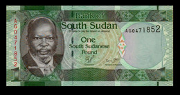 South Sudan 2011 UNC 1 Pound P5 - South Sudan