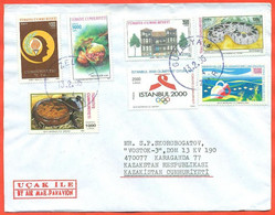 Turkey 1995. The Envelope  Passed The Mail. Airmail. - Covers & Documents