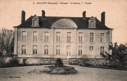 Ballots (Mayenne) Château La Roseraie (ou Rozeray) Façade - Edition Sorel - Carte N° 8 - Andere Gemeenten