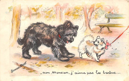 Illustrateur: Germaine  Bouret       Non Monsieur, J'aime Pas Le Barbus   Chien -   (voir Scan) - Bouret, Germaine