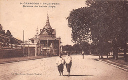 ¤¤   -   CAMBODGE   -  PNOM-PENH   -  Avenue Du Palais Royal     -  ¤¤ - Cambogia