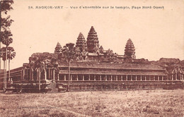 ¤¤   -   CAMBODGE   -  ANGKOR-VAT   -  Vue D'ensemble Sur Le Temple, Face Nord-ouest     -  ¤¤ - Camboya