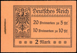 1913, Deutsches Reich, MH 5.3 A, ** - Markenheftchen