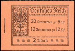 1913, Deutsches Reich, MH 5.8 B, ** - Postzegelboekjes