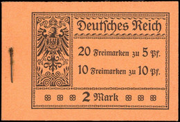1913, Deutsches Reich, MH 5.3 A, ** - Booklets