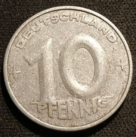 RDA - ALLEMAGNE - GERMANY - 10 PFENNIG 1952 A - KM 7 - 10 Pfennig