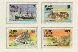 Samoa I Sisifo 1970 Hurricane 4 Stamps MNH/** (M35) - Samoa