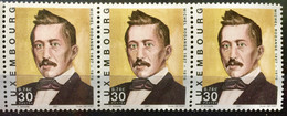 LUXEMBOURG 2001 MNH STAMP ON ERROR  MICHEL RODAGE BACK SIDE PRINT ERROR - Variétés & Curiosités