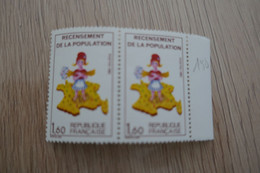 France Variété Tenant à Normal 2002 +2 002 A - Postage Due