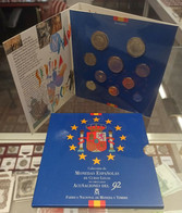 España Spain Cartera Colección Monedas Curso Legal Pesetas 1992 F.N.M.T. - Sammlungen