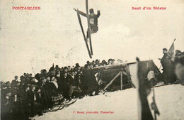 Pontarlier * Saut D'un Skieur * Concours Saut à Ski * Sports D'hiver - Pontarlier