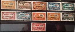 Lattaquié 1931/33 PA1/11  * TB Cote 181,50€ - Unused Stamps