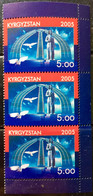 KAZAKHSTAN 2005 MNH 3 STAMPS ON  WORLD WAR, MEMORIAL - Plaatfouten & Curiosa