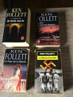 Lot De 4 Livres De  KEN FOLLETT - Ohne Zuordnung