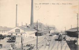 71-LE CREUZOT- USINE A GAZ , PRESSES ET PILONS - Le Creusot