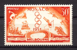 Monaco, 1956, Olympic Games Melbourne Cortina, Sports, Stadium, MNH, Michel 537 - Unclassified