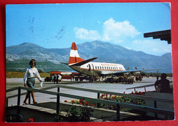 CROATIA - DUBROVNIK AIRPORT AND AUSTRIAN AIRLINES AIRPLANE - Aérodromes