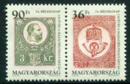 HUNGARY 2001 Stamp Day MNH / **.  Michel 4676-77 - Unused Stamps