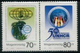 HUNGARY 2001 International Organisations  MNH / **.  Michel 4666-67 - Nuevos