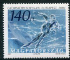 HUNGARY 2001 Speed Skating MNH / **.  Michel 4656 - Unused Stamps