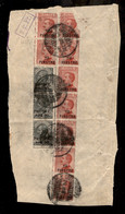 Uffici Postali All'Estero - Levante - Costantinopoli - 1921 - Nove 10 Piastre Su 60 Cent (32) + Tre 1,20 Piastre Su 15 C - Sonstige & Ohne Zuordnung