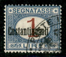 Uffici Postali All'Estero - Levante - Costantinopoli - 1922 - 1 Lira Segnatasse (4) - Gomma Originale - Sonstige & Ohne Zuordnung