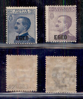 Colonie - Egeo - Emissioni Generali - 1912 - Soprastampati (1/2) - Serie Completa - Gomma Originale - Altri & Non Classificati