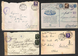 Lotti E Collezioni - ITALIA - 1940/1943 - Lotto Di 3 Lettere E 1 Cartolina Del Periodo Di Posta Militare O Censurate - D - Sonstige & Ohne Zuordnung