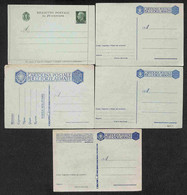 Lotti E Collezioni - ITALIA - REGNO - 1940/1944 - Piccolo Insieme Di 4 Cartoline Postali + 1 Biglietto Postale Del Perio - Sonstige & Ohne Zuordnung