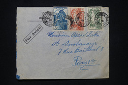 GUINÉE - Enveloppe Commerciale De Kindia Pour Paris En 1938 Par Avion -  L 96479 - Covers & Documents