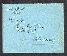 Hungary, Croatia - Letter From Mrkopolje Addressed To Karlovac, Cancelled By T.P.O. FIUME-NAGY KANIZSA Postmark 01.07. 1 - Covers & Documents