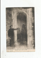 BIDACHE (B P) 1 DANS LES RUINES DU CHATEAU (XI E SIECLE) OBUSIER DECOUVERT EN 1913 - Bidache