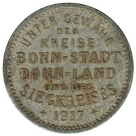 ALLEMAGNE - BONN - 10.1 - Monnaie De Nécessité - 10 Pfennig 1917 - Monetary/Of Necessity